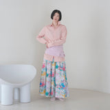 [Pre-order item | Delivery in late April] Flared skirt "Untitled (Spring)"