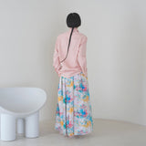 [Pre-order item | Delivery in late April] Flared skirt "Untitled (Spring)"