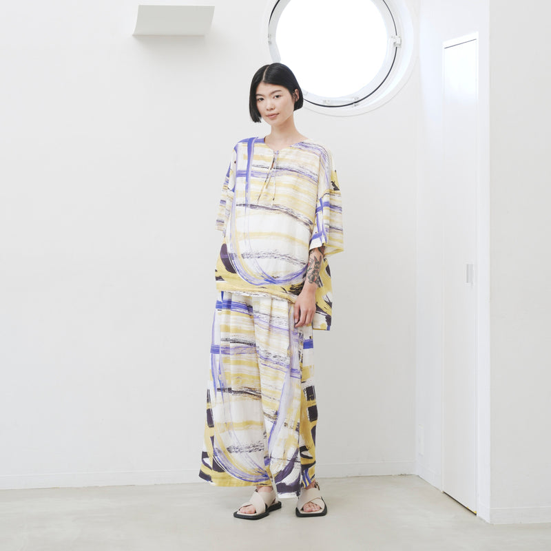 【予約商品｜7月上旬お届け】リネンブラウス「ももこ」