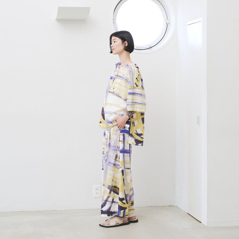 【予約商品｜7月上旬お届け】リネンブラウス「ももこ」