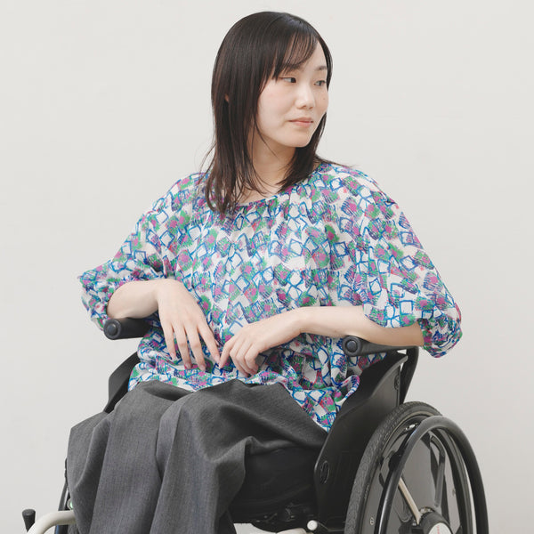 【予約商品｜6月中旬お届け】シフォンブラウス「タイトル不明」
