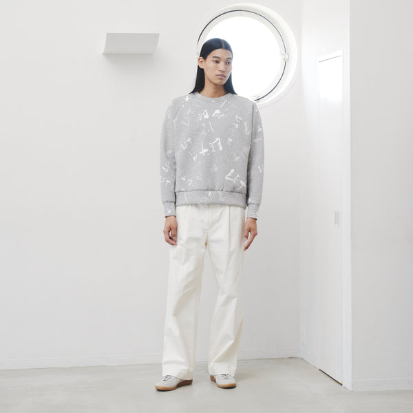 Sweat-shirt « Sans titre » (laisse-le être)