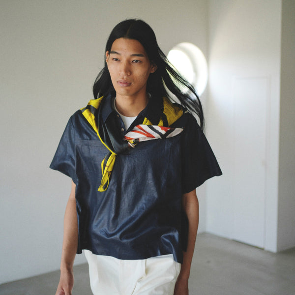 シルクサテンスカーフ「と・と・と」（Paris Edition）