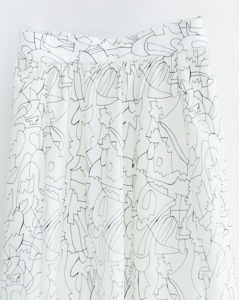 Flare skirt "(Untitled) (Maru)"