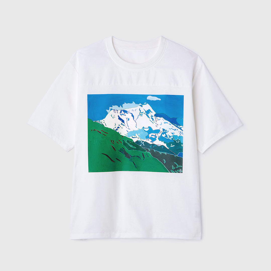 [Pre-order item | Delivery in early April] Limited edition T-shirt with serial number "Karakoram mountain range of Hunza" {Limited to 15 pieces}