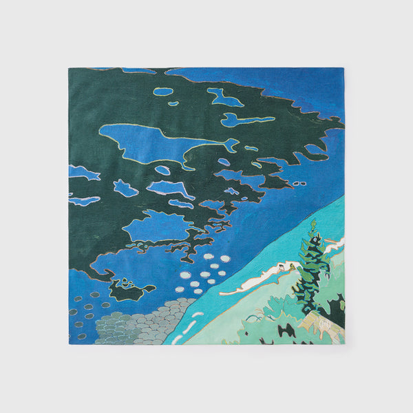 [On sale from April 2nd] Handkerchief "Saint Stefan Island in the Adriatic"