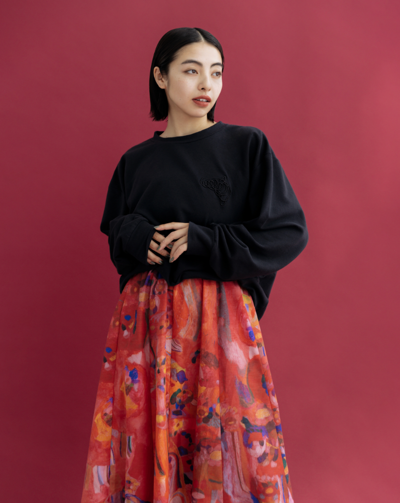 Flare skirt "(Untitled) (Maru)"