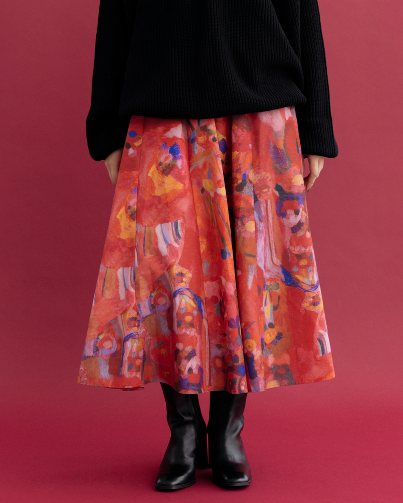 Flare skirt "(Untitled) (Maru)"