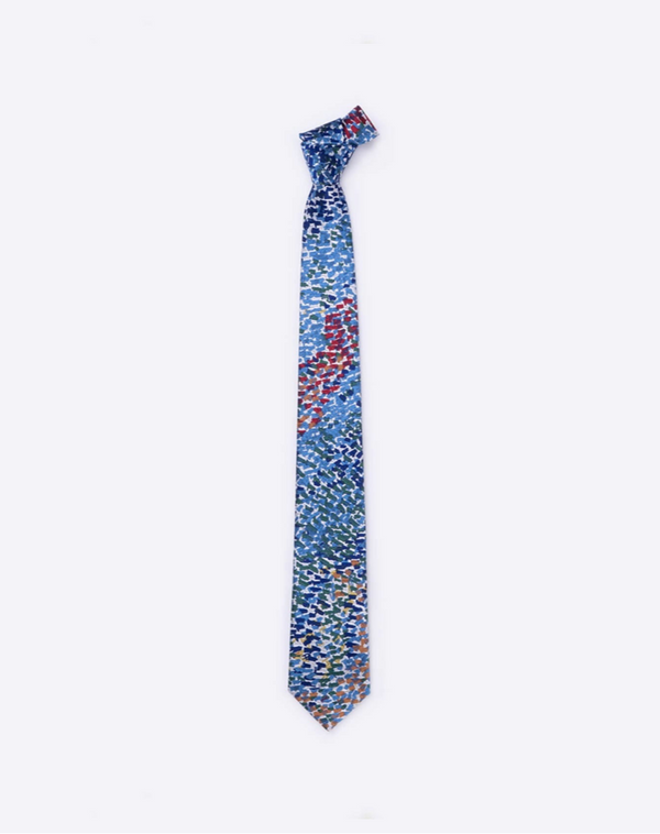 Cravate « (Sans titre) (Bleu) » 