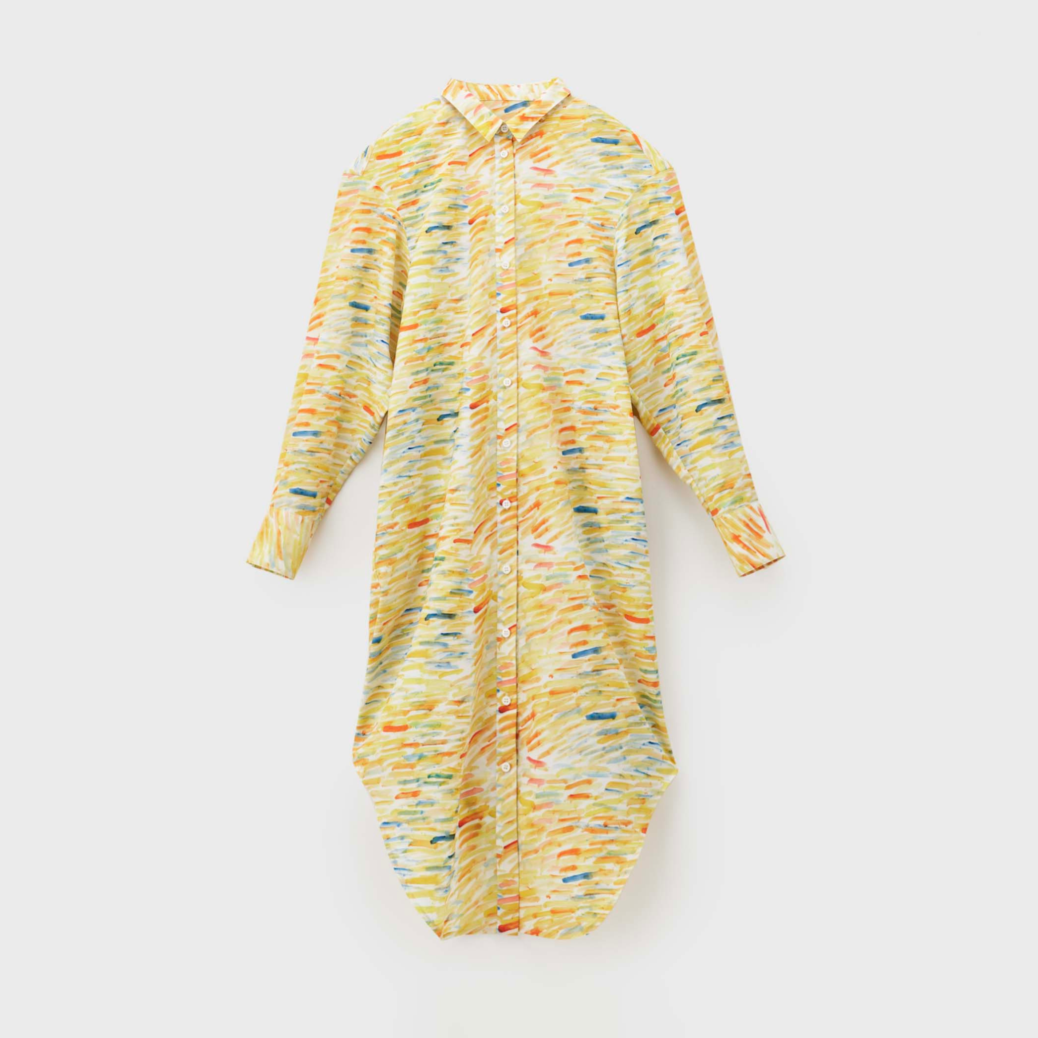 [Pre-order item | Delivery in late April] Shirt dress "Morning on the River"