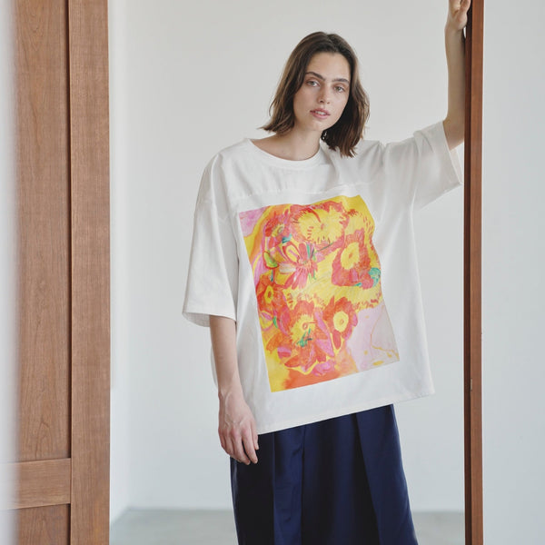 ￥《30着限定》シリアルNo入り限定Tシャツ「おしゃべりなバラ」Yuh Mitani