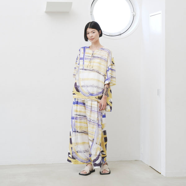 ￥【予約商品｜7月上旬お届け】リネンブラウス「ももこ」Momoko Nakagawa