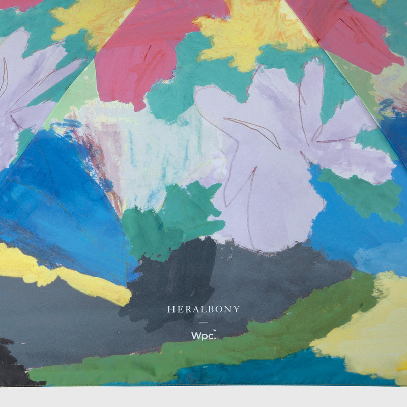 【HERALBONY｜Wpc.™ 】 アート遮光日傘 mini「フラワー」