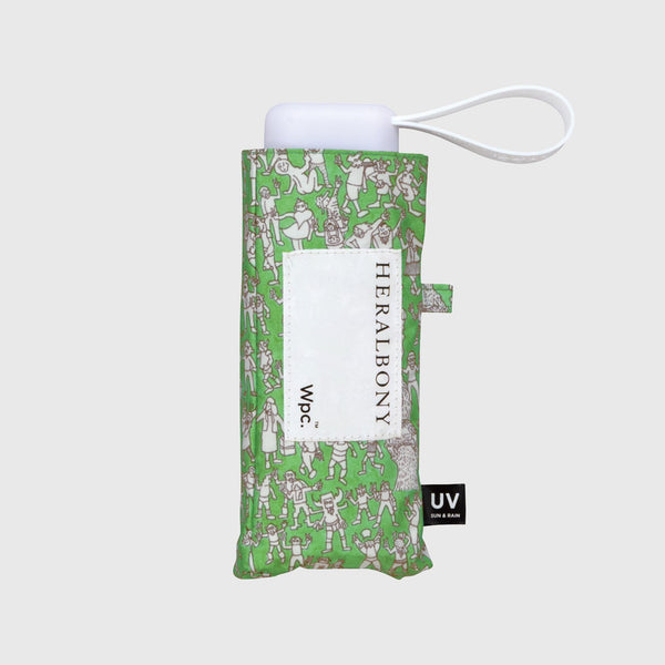 【HERALBONY｜Wpc.™  】アート遮光日傘 mini「集いの習慣」