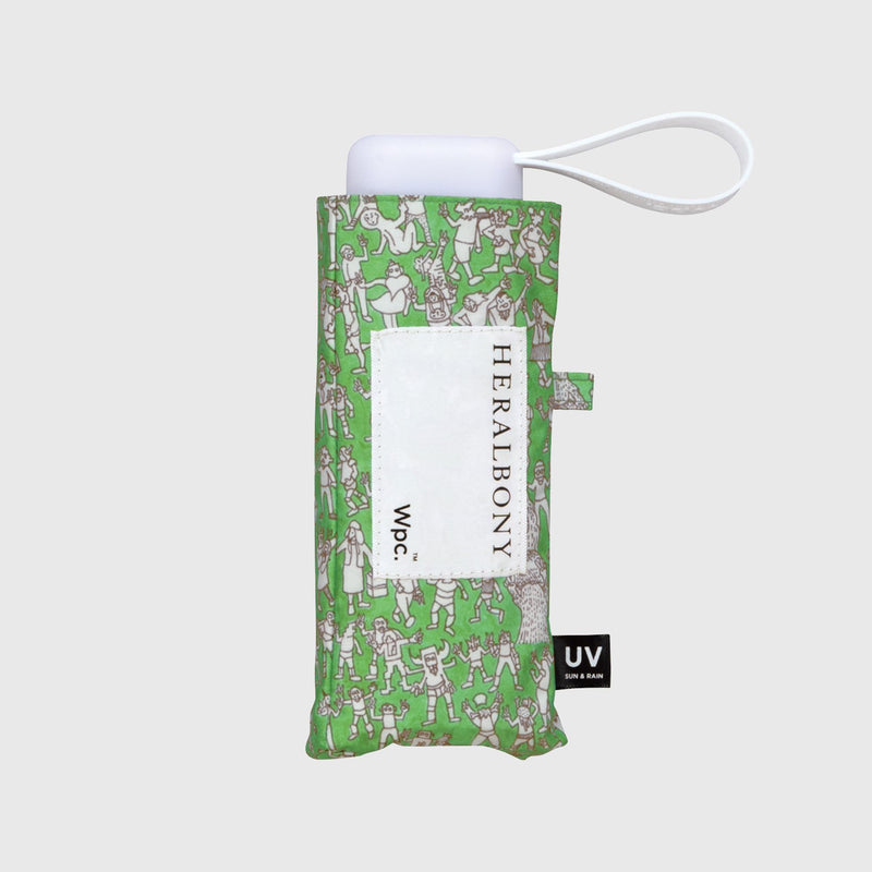 【HERALBONY｜Wpc.™  】アート遮光日傘 mini「集いの習慣」