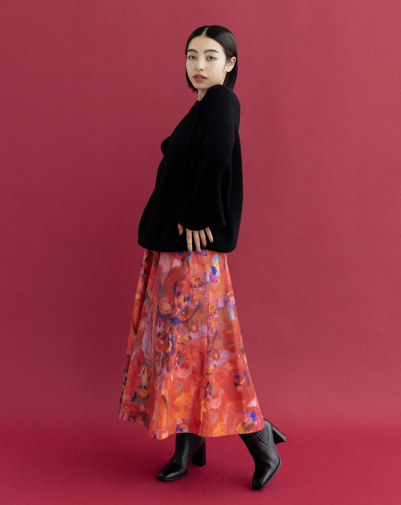 Flare skirt "(Untitled) (Maru)"