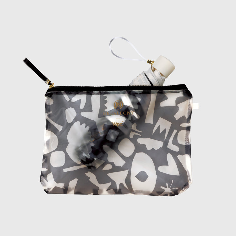 【HERALBONY｜Wpc.™ 】アートアンブレラ mini「かえでのチョキチョキ」