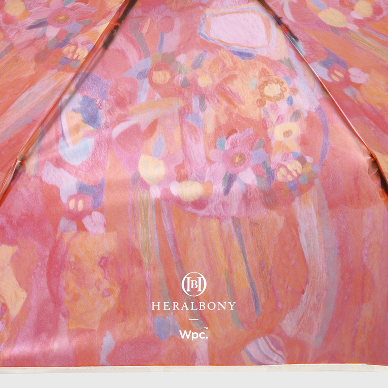 【HERALBONY｜Wpc.™ 】アートアンブレラ mini「りんごのブーケ」