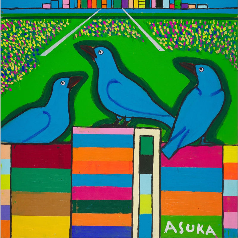 ￥「都会のカラス」原画作品Asuka Tazaki