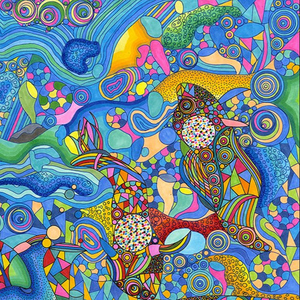 ￥「ウミウシダンス」原画作品Chihiro Yagyu