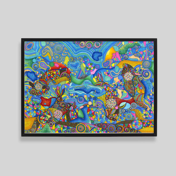 ￥「ウミウシダンス」原画作品Chihiro Yagyu
