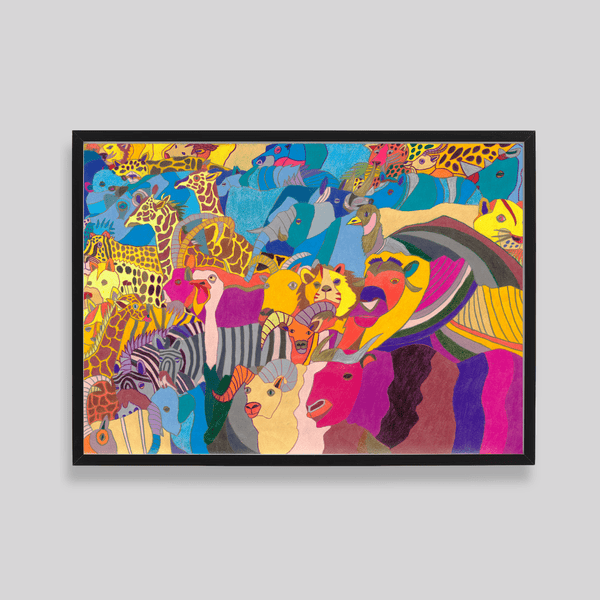 ￥「サバンナに生きる」原画作品Daisuke Shibuta