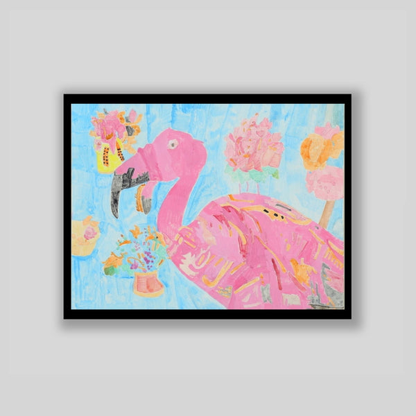 ￥「フラミンゴ」原画作品Eri Nitta