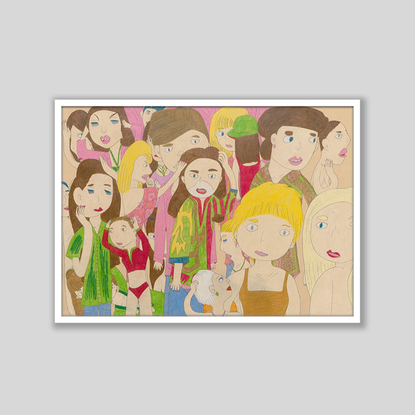 ￥「女の人」原画作品Hiroko Kawabe