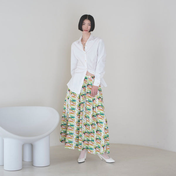 ￥フレアスカート「けしき」Yoshie Hashimoto