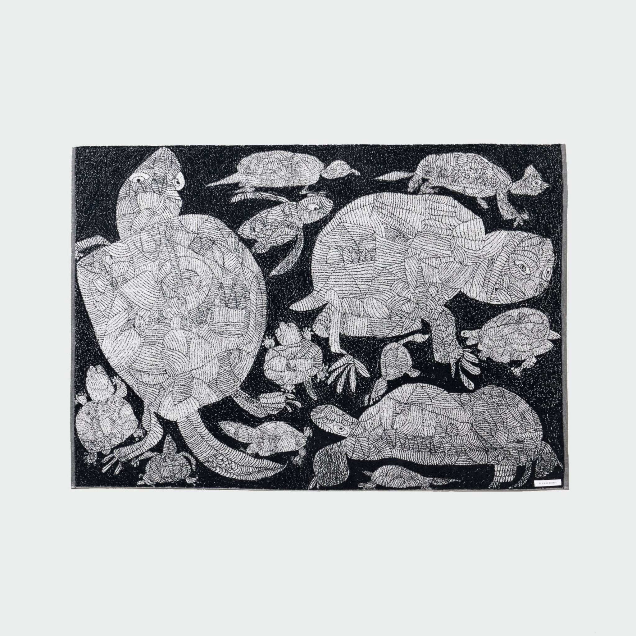 ￥タオルブランケット [MONOCHRO ART Series]「かめ」Shunichi Iwase