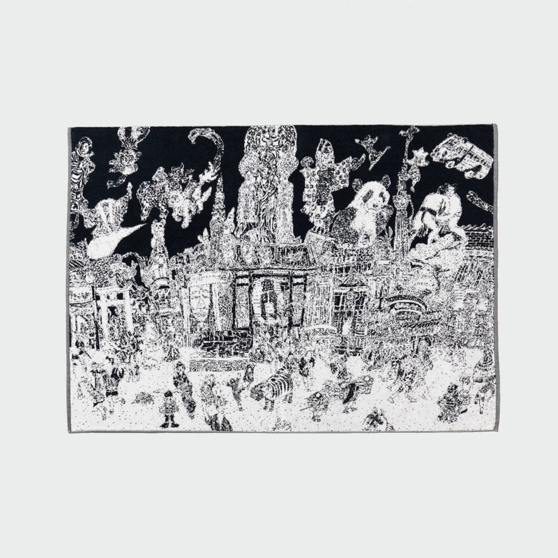 ￥タオルブランケット [MONOCHRO ART Series]「東京」Shu Toriyama