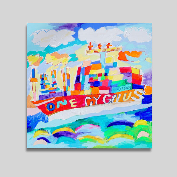 ￥「カラフルなタンカーONE」原画作品Taisuke Kinugasa