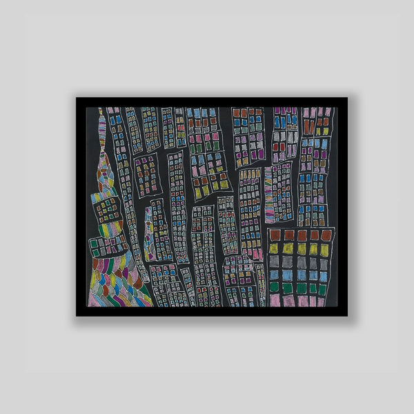 ￥「東京の夜景」原画作品Shunichi Iwase