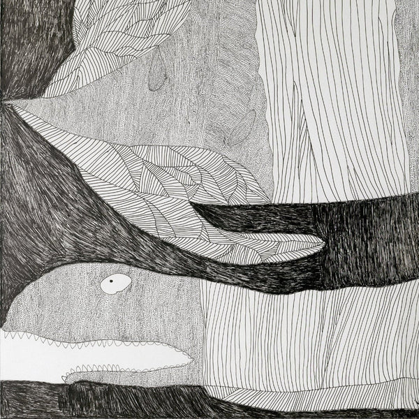 ￥「くじらとサメ」原画作品Shunichi Iwase