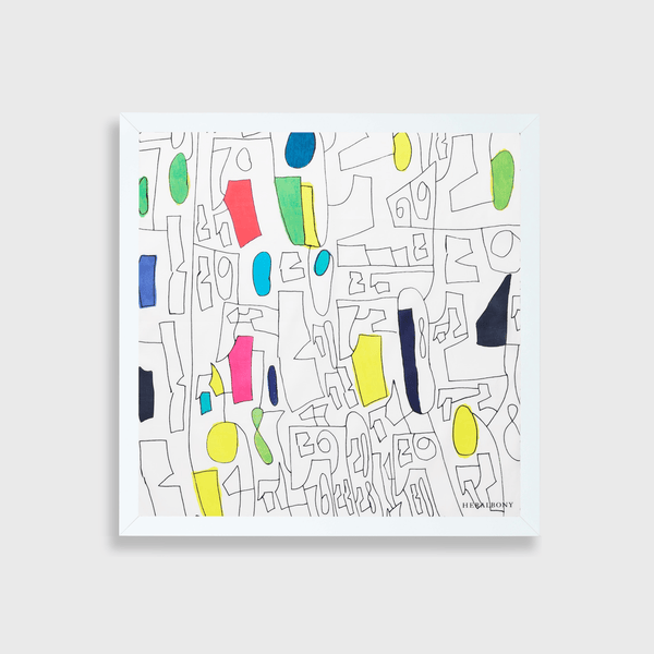 ￥SŪJI ハンカチーフ + フレーム セット（500×500mm）Satoru Kobayashi