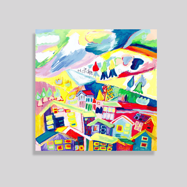 ￥「スイスへ行きたいな」原画作品Taisuke Kinugasa