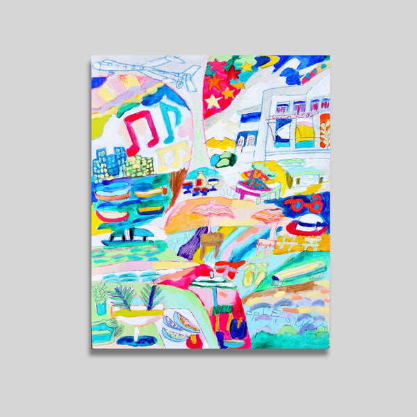 ￥「ビーチへ行こう」原画作品Taisuke Kinugasa