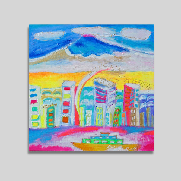 ￥「富士山フリーウェイ」原画作品Taisuke Kinugasa