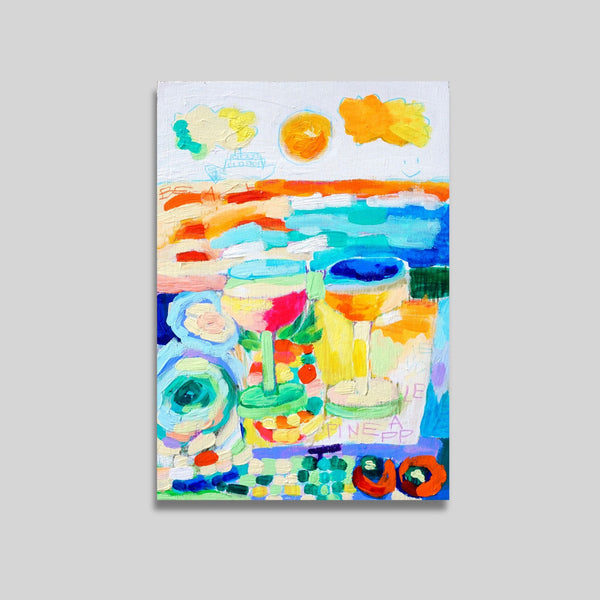 ￥「夕陽のビーチで」原画作品Taisuke Kinugasa