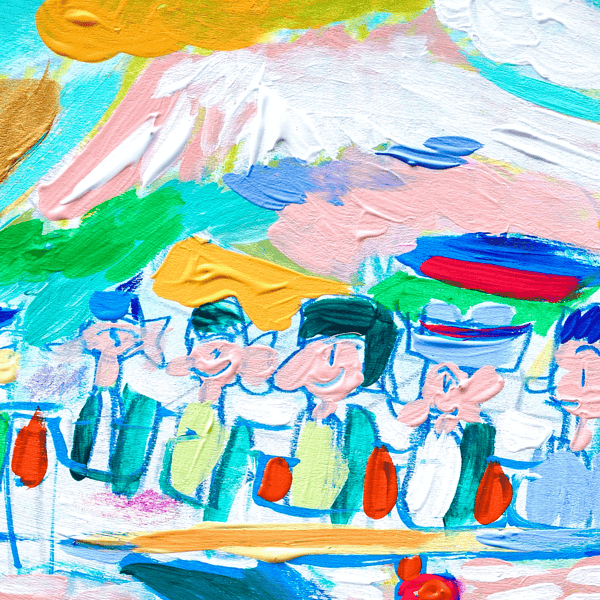 ￥「富士山と飛行機」原画作品Taisuke Kinugasa