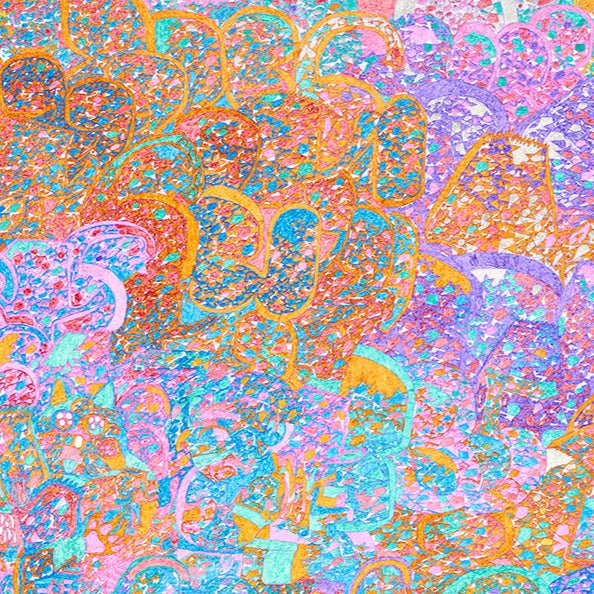￥「マックィーンクワガタの地図」原画作品K.Uchiyama