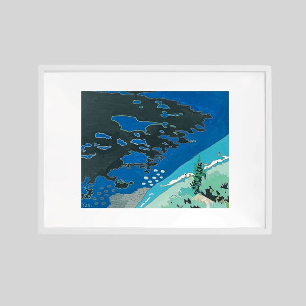 ￥「アドリア海のサント・ステファン島」原画作品Yasuhiro Kobayashi