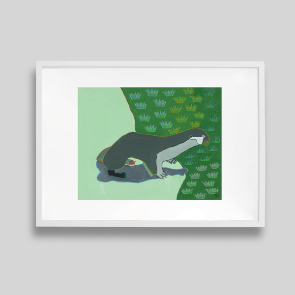 ￥「カワウソ」原画作品Yasuhiro Kobayashi