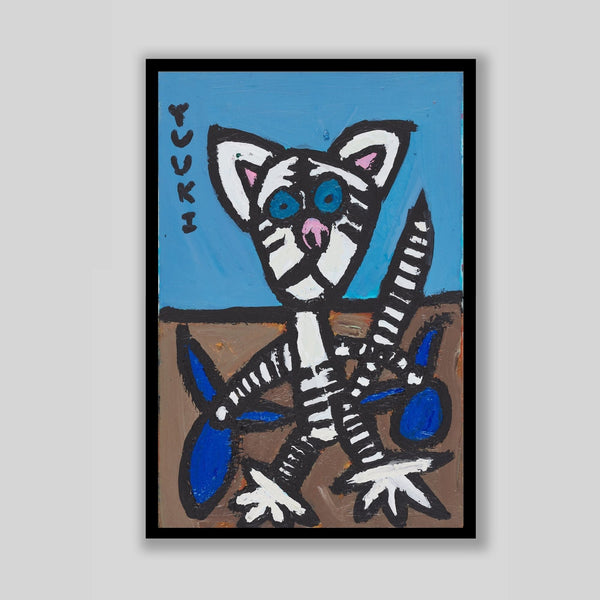 ￥「ホワイトタイガーのごみすて」原画作品Yuki Kawakami
