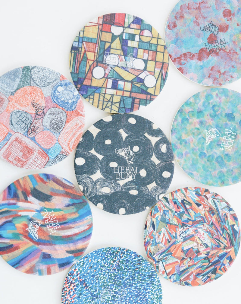 Michiyo Yaegashi"Origami"｜ Art Coaster