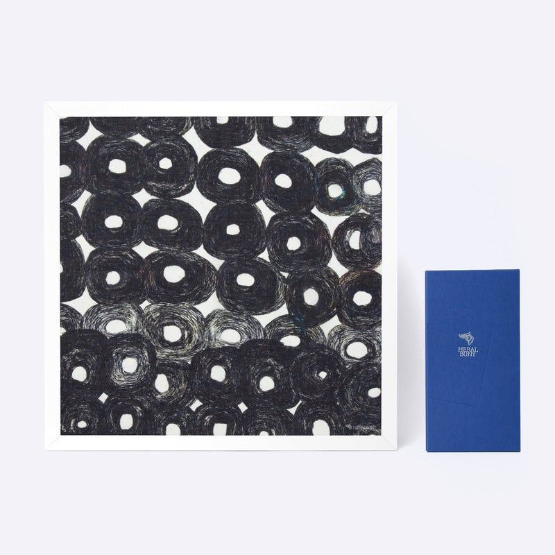 "(Untitled) (round)" | Handkerchief + frame set (500 x 500mm)